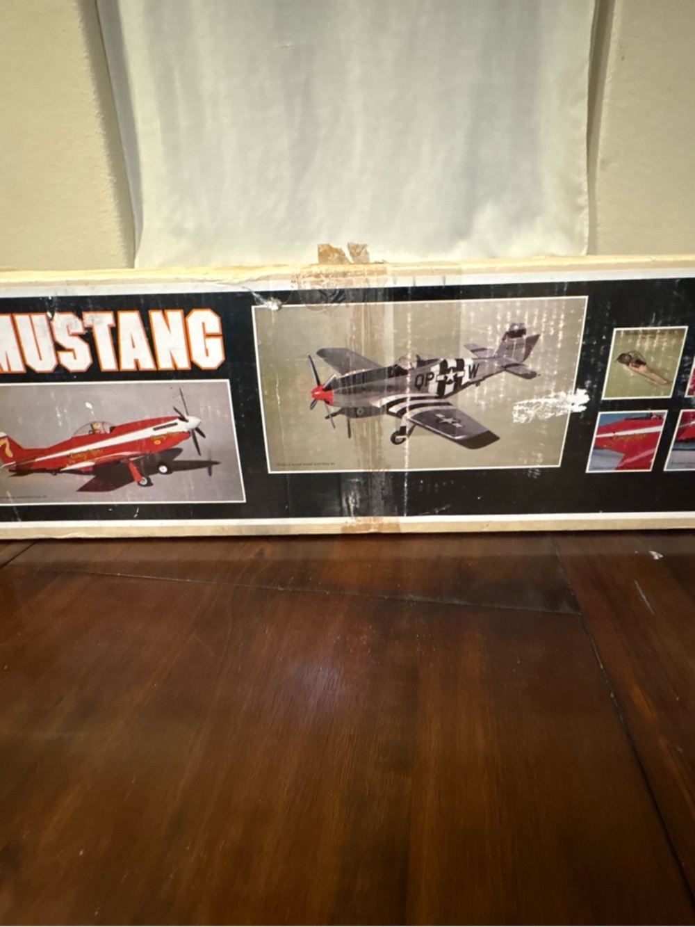 HTF P-51D Mustang Model Airplane Kit - Vintage Boxed NEW OPEN BOX - Picture 2 of 7
